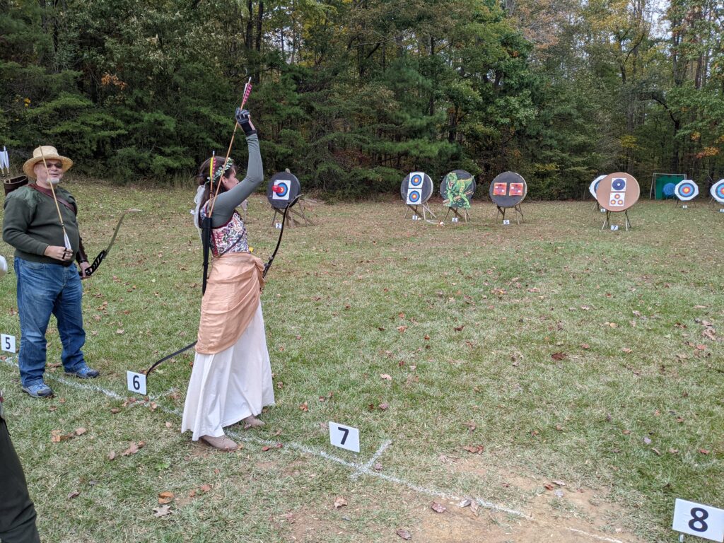 archers preparing to shoot
